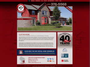 Image of Milwaukee Web Design for Roofing and Siding Company