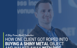 Mark smiling in front of Brew City Marketing wall