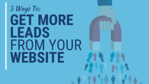 Get More Leads From Your Website banner - Brew City Marketing