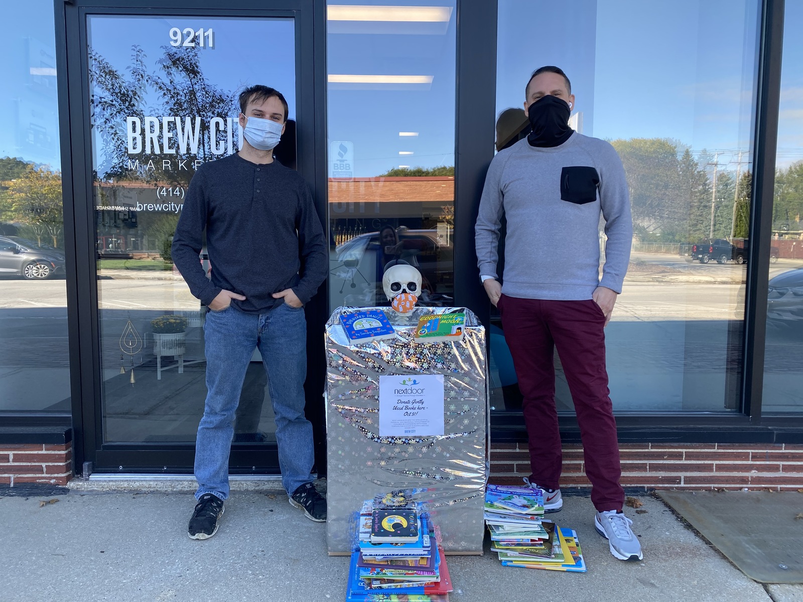 Brew City Marketing Staff Accepting Book Donations for Next Door