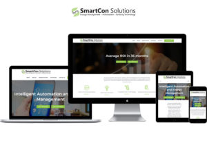 mobile and desktop versions of the SmartCon Solutions Website