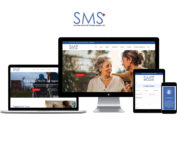 mobile and desktop versions of the SMS website