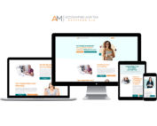 am accounting and tax services homepage portfolio example