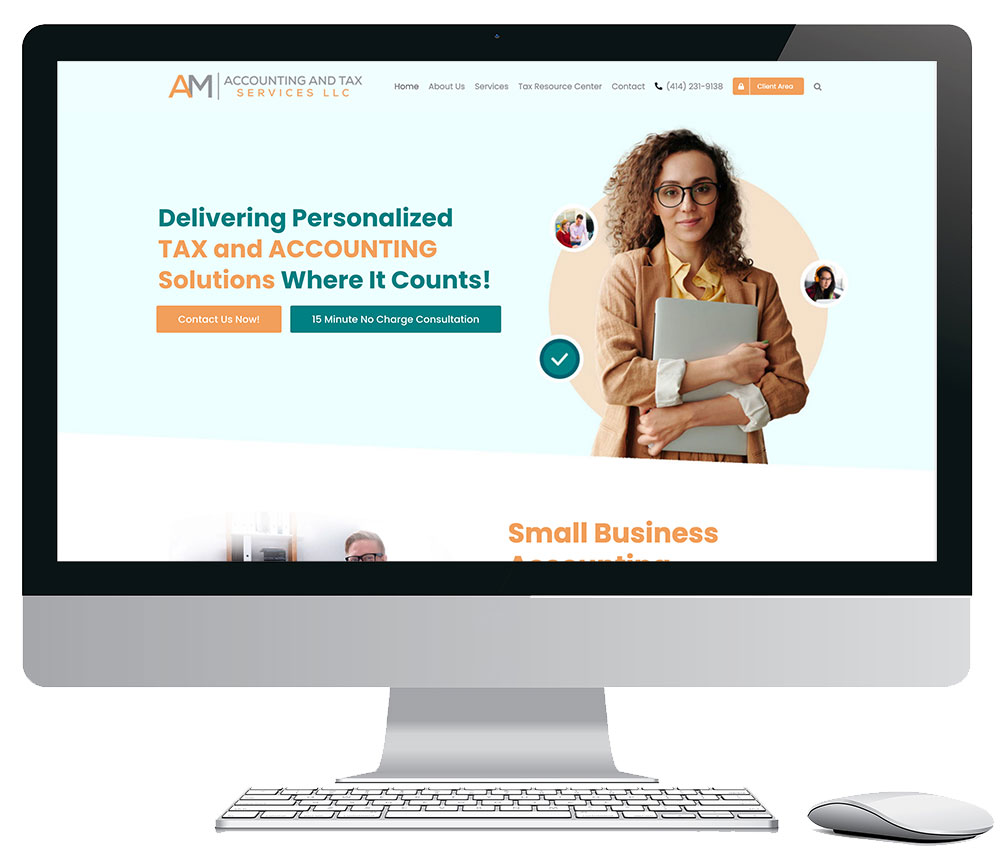 amaccounting AM Accounting and Tax Services portfolio project example