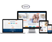 Desktop and mobile versions of the Bankruptcy Law Center's website