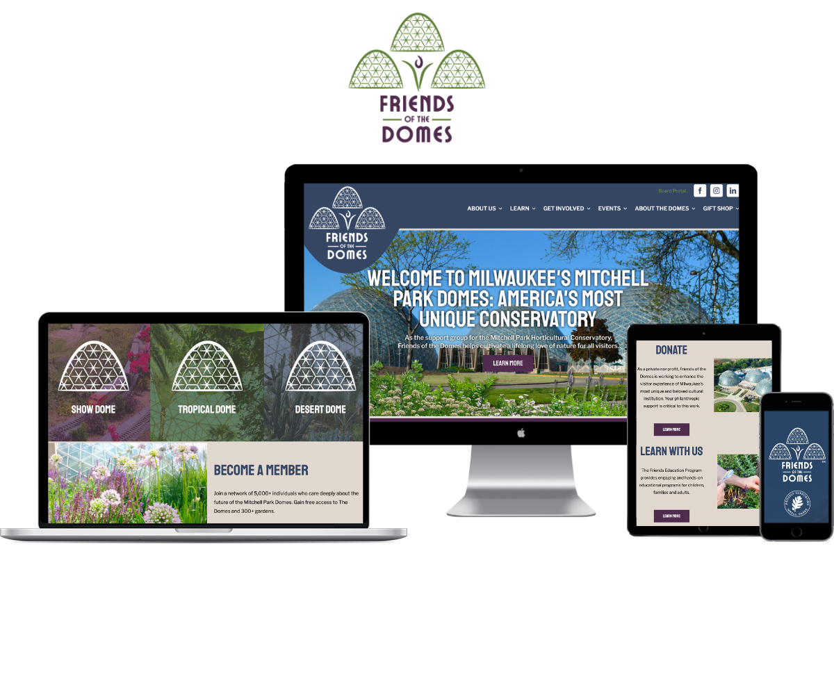 milwaukee domes website design