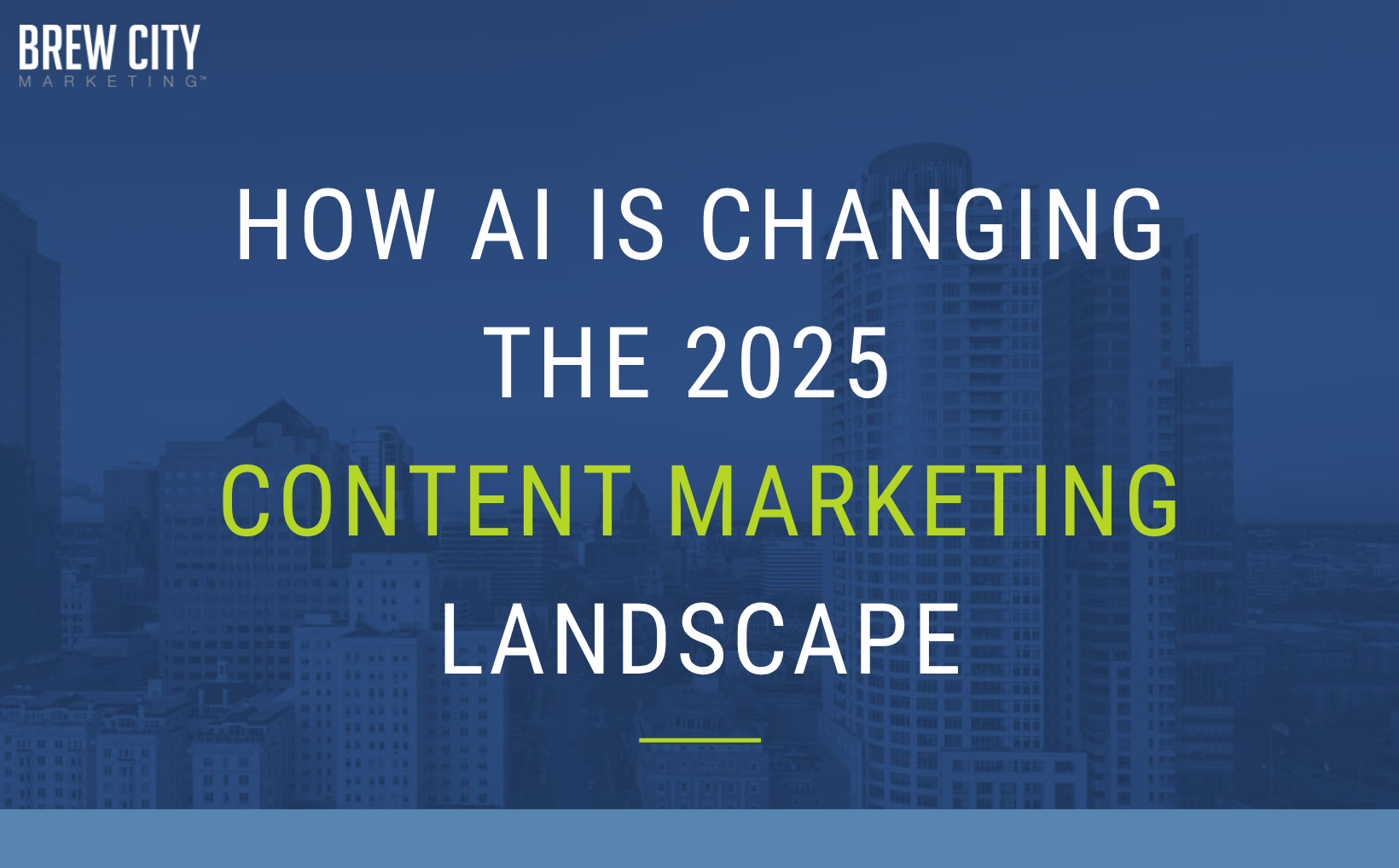 How AI is changing the content marketing landscape in 2025